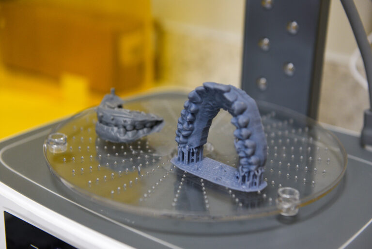 3d printed tooth mouth cast models